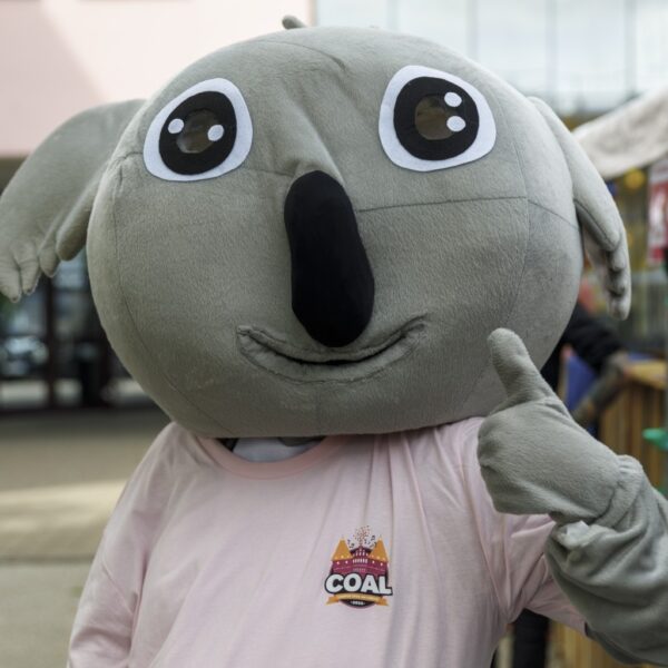 Bild vom Maskottchen dem Koala.